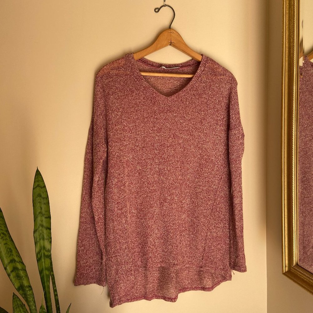 Purple/White Sweater
